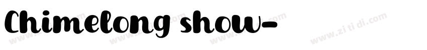 Chimelong show字体转换